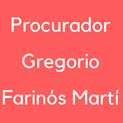 Procurador Gregorio Farinós Martí