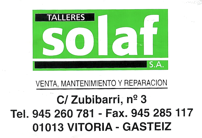 SOLAF MAQUINARIA: REPARACION Y MANTENIMIENTO