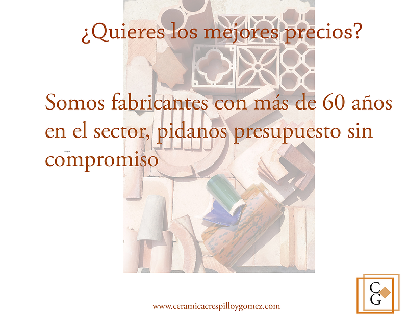 Cer&aacute;mica Crespillo y G&oacute;mez CERAMICA: ESTABLECIMIENTOS