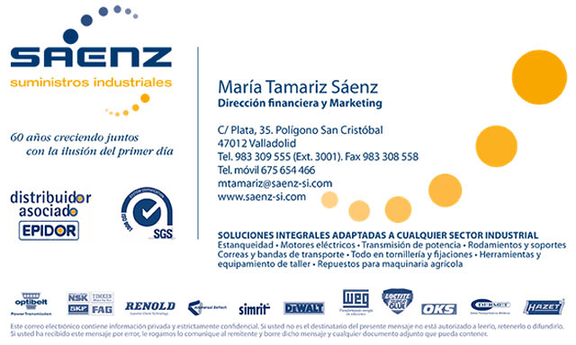 Suministros Industriales Sáenz SUMINISTROS INDUSTRIALES