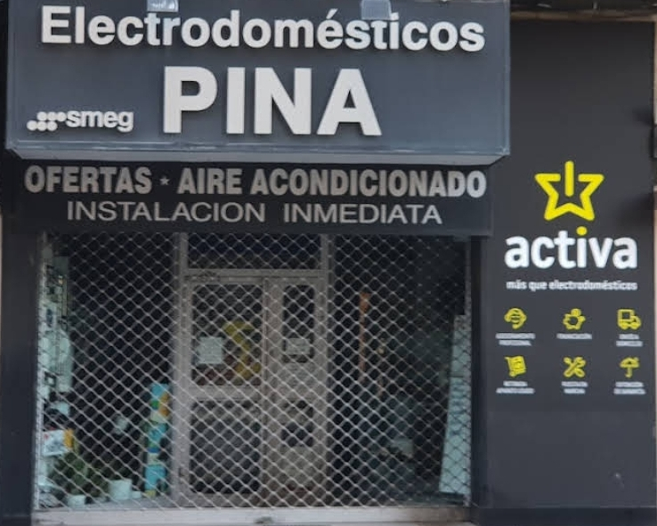 Electrodom&eacute;sticos Pina ELECTRODOMESTICOS: ESTABLECIMIENTOS