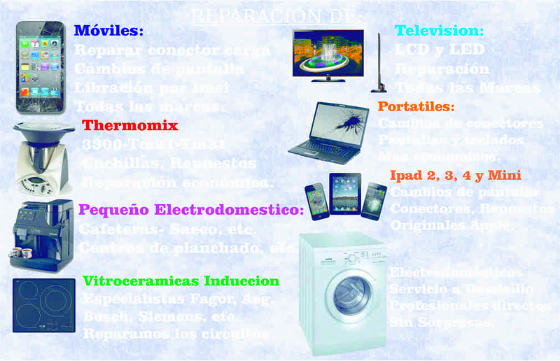 SATOR Electr&oacute;nica Alicante, Servicio T&eacute;cnico ELECTRODOMESTICOS: REPARACION