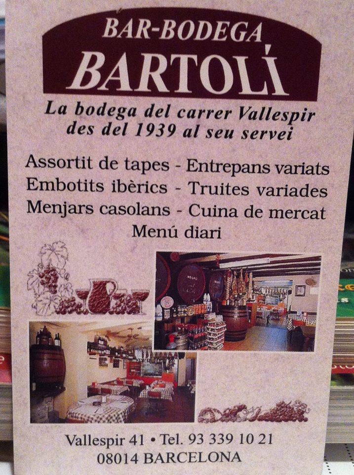 Restaurante Bodega Bartoli