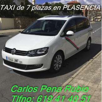 Taxi en Plasencia Carlos Pena Rubio TAXIS: SERVICIOS Y PARADAS