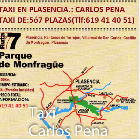 Taxi en Plasencia Carlos Pena Rubio 6