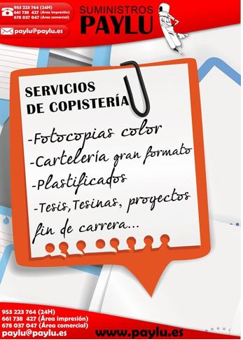 Copister&iacute;a Paylu 5