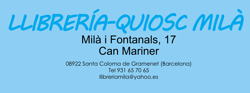 Librería Quiosco Milà 2 Librería Quiosco Milà 2