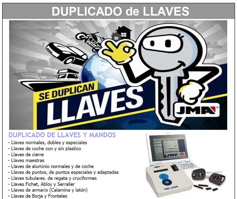 Llaves Uni&oacute;n C.B. 6