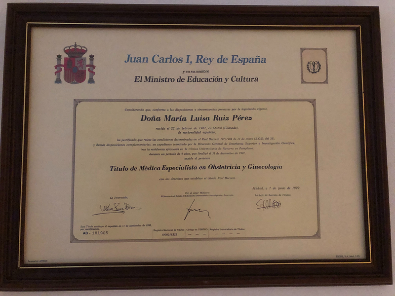 Dra. M.ª. Luisa Ruiz Pérez Motril