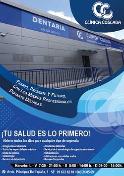Clínica Coslada Dr. Salam CLINICAS MEDICAS Clínica Coslada Dr. Salam CLINICAS MEDICAS