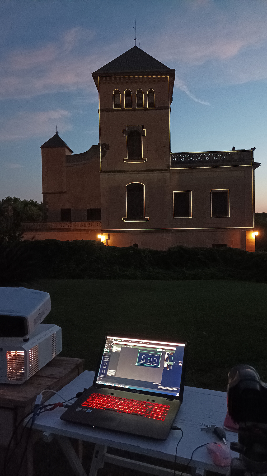 Videomapping Bodas 32