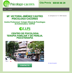 CEIPS - CENTRO DE PSICOLOGÍA Y PSICOTERAPIA - María Victoria Jiménez Castro 2 CEIPS - CENTRO DE PSICOLOGÍA Y PSICOTERAPIA - María Victoria Jiménez Castro 2
