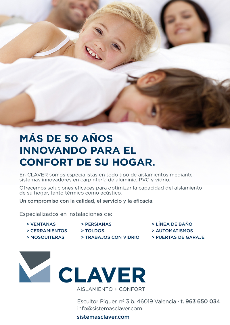 CLAVER Aislamiento + Confort - Ventanas PVC y Aluminio en Valencia 33