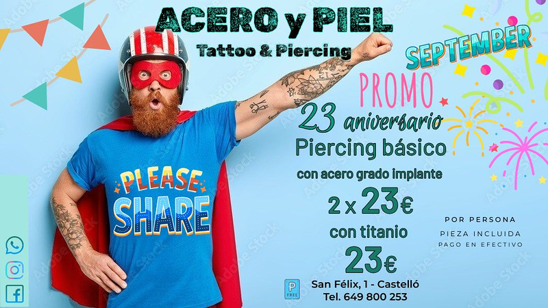 Acero y Piel TATUAJES Y PIERCING