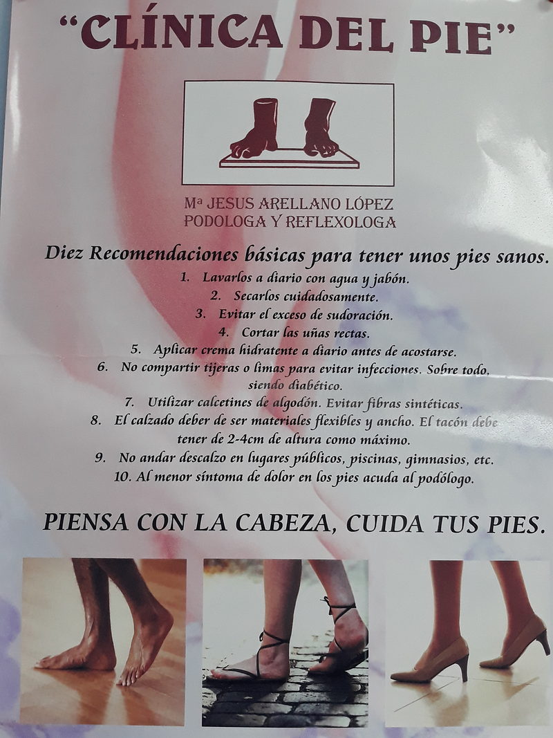 Cl&iacute;nica Del Pie Maria Jes&uacute;s Arellano L&oacute;pez 7