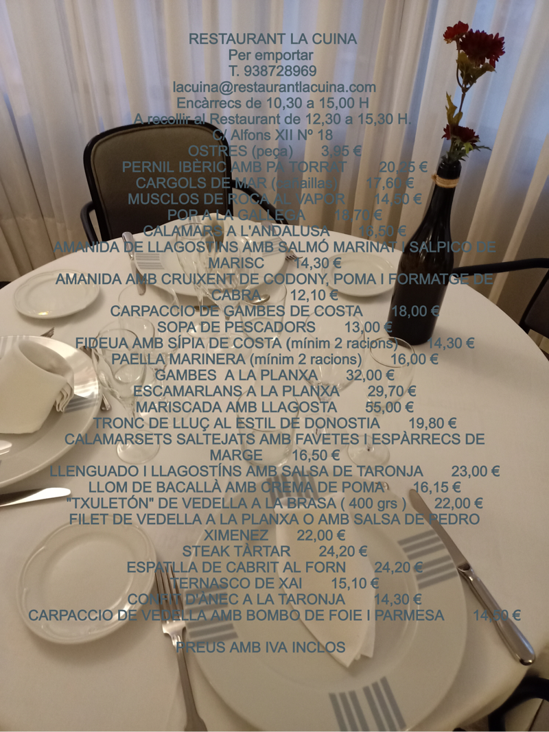 Restaurant La Cuina 5