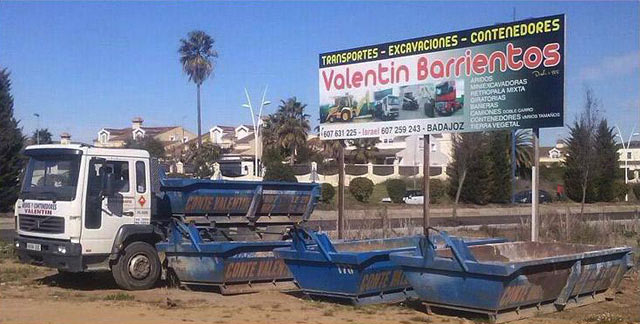 Contenedores Valent&iacute;n Barrientos CONTENEDORES: ALQUILER