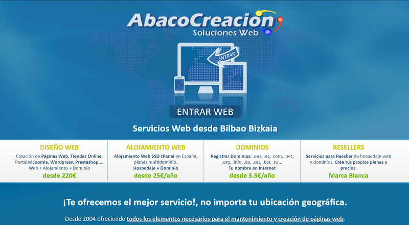 ABACOCREACIÓN DISEÑO DE PAGINAS WEB