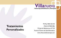 Villanueva Fisioterapia FISIOTERAPEUTAS Villanueva Fisioterapia FISIOTERAPEUTAS