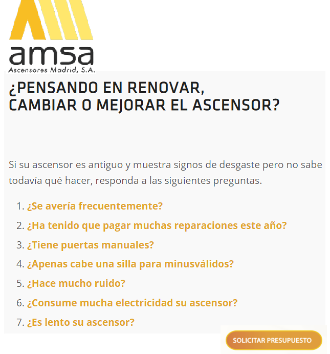 Amsa Ascensores Madrid 12