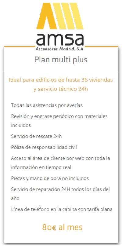 Amsa Ascensores Madrid 15