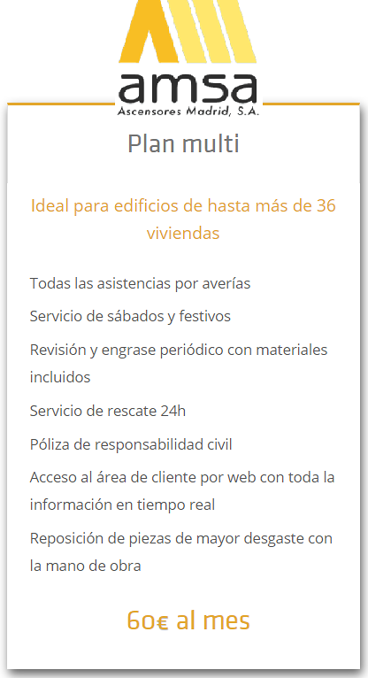 Amsa Ascensores Madrid 14