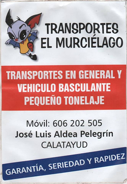 Transportes el murciélago TRANSPORTES DE MERCANCIAS Transportes el murciélago TRANSPORTES DE MERCANCIAS