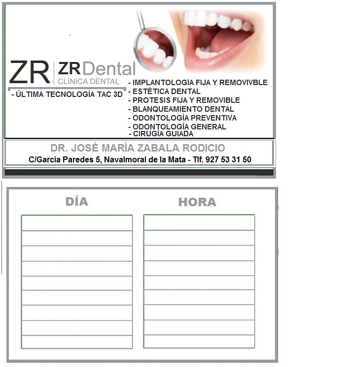 ZR Dental - José María Zabala Rodicio CLINICAS DENTALES