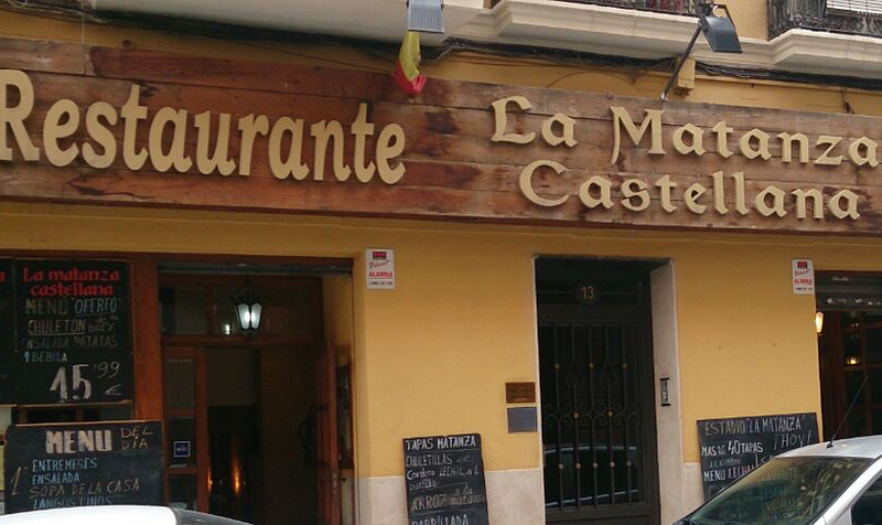 Restaurante La Matanza Castellana 55
