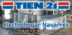 Electrohogar Navarrés ELECTRODOMESTICOS: ESTABLECIMIENTOS Electrohogar Navarrés ELECTRODOMESTICOS: ESTABLECIMIENTOS