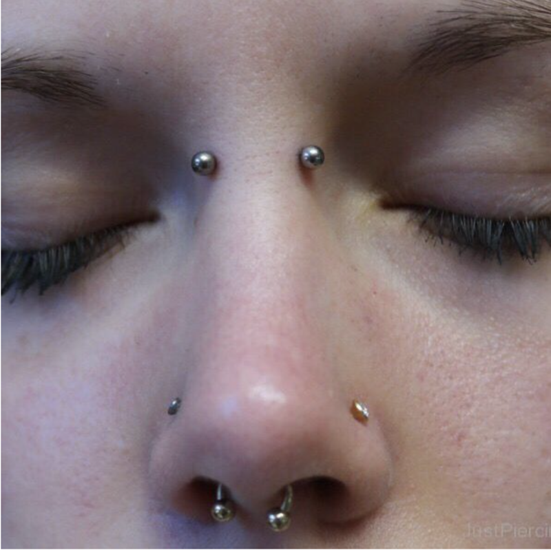 C&uacute;bico Piercing Tattoo 2