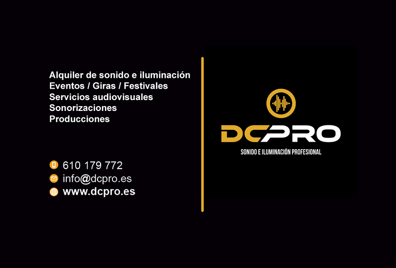 DCPRO S.L. Sonido e Iluminación Profesional 10
