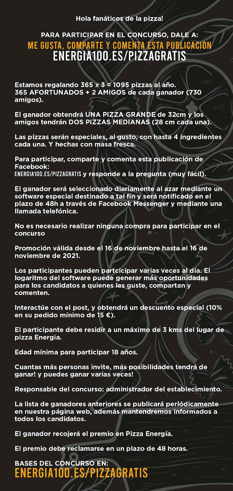 Pizza Energia 11