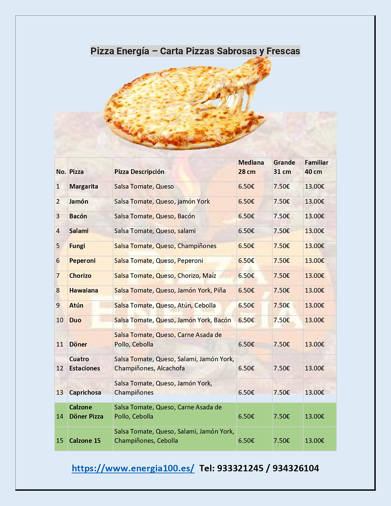 Pizza Energia PIZZERIAS
