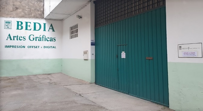 Bedia Artes Gr&aacute;ficas S.C.V. IMPRENTAS