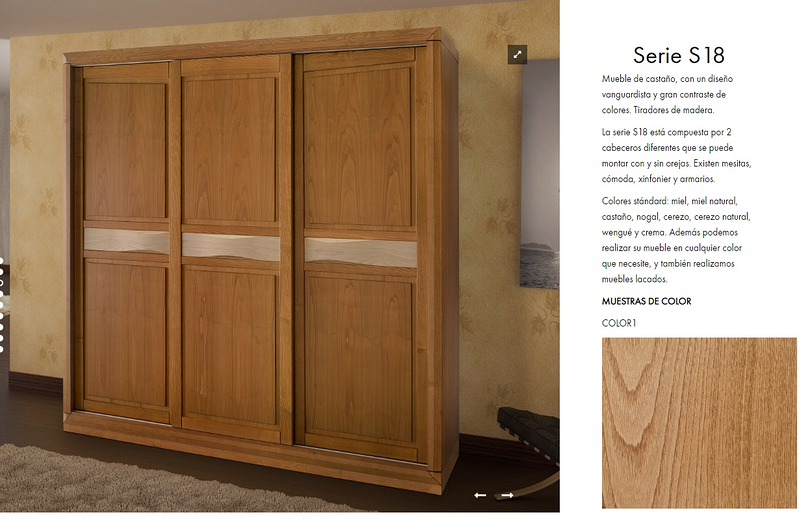 Muebles Sierra MUEBLES DE MADERA: FABRICACION