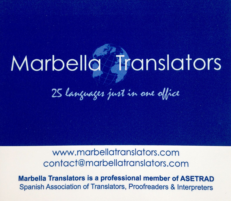 Marbella Translators TRADUCCION E INTERPRETACION JURADA