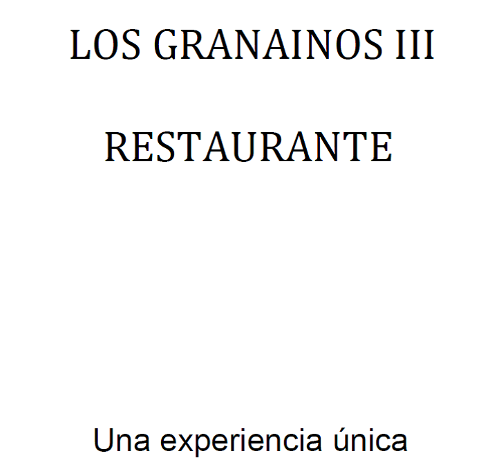 Restaurante los Granaínos III
