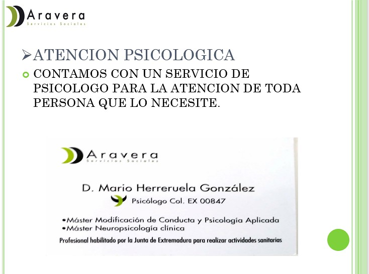 Aravera Servicios Sociales S.L.U. 27