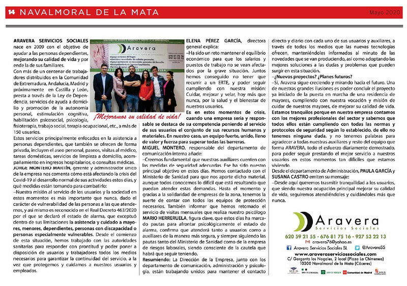 Aravera Servicios Sociales S.L.U. 28