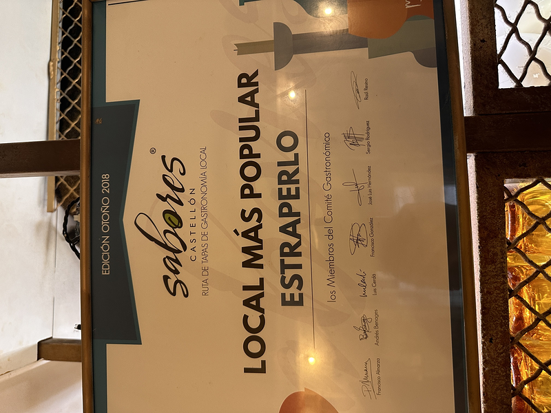 Bar de Pintxos en Castell&oacute; Estraperlo 5