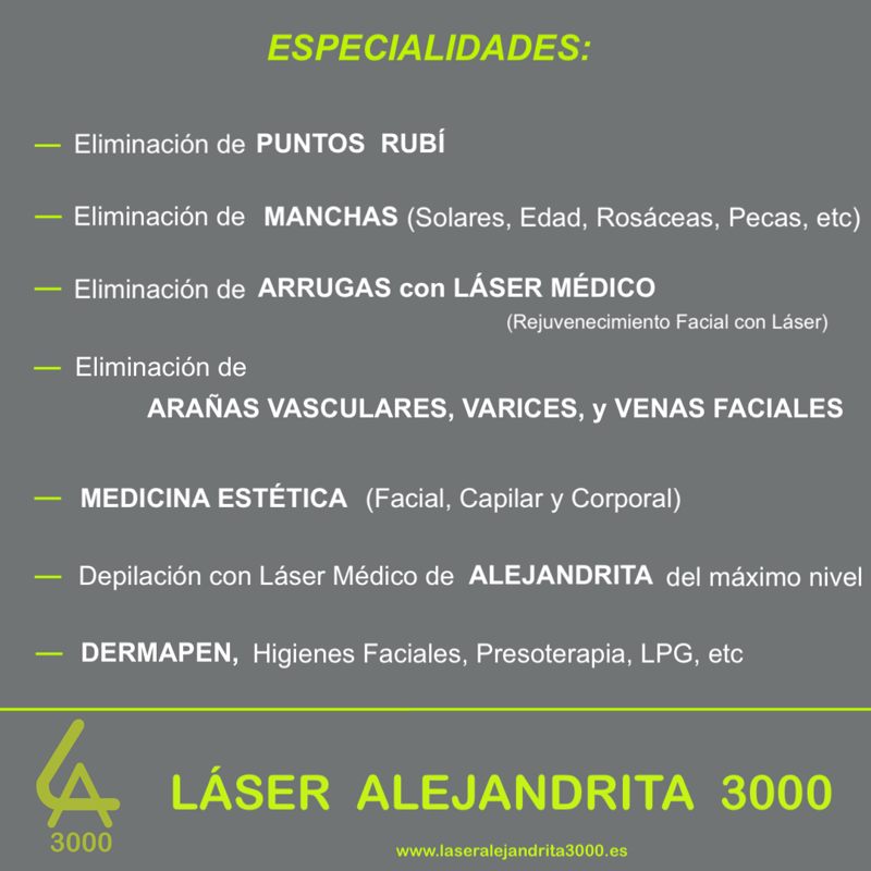 Láser Alejandrita 3000, Depilación Láser y Medicina Estética 24