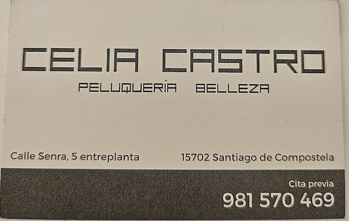 Peluquer&iacute;a - Belleza Celia Castro Santiago de Compostela