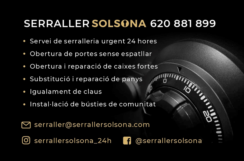 Serraller Solsona - Cerrajero 24h Solsona 8