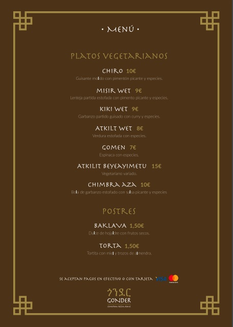 Restaurante Gonder 2