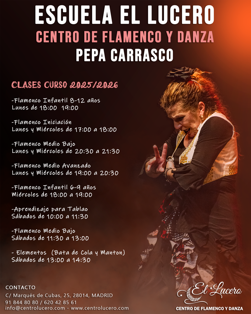 Centro De Flamenco Y Danza El Lucero DANZA: ESCUELAS