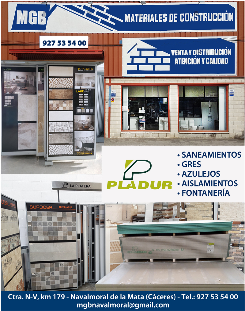 Mgb Materiales De Construccion MATERIALES DE CONSTRUCCION: ALMACENES