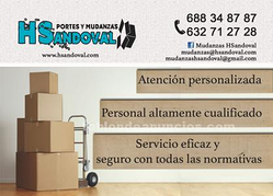 Portes y Mudanzas HSandoval MUDANZAS Portes y Mudanzas HSandoval MUDANZAS