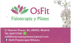 Osfit Fisioterapia Y Pilates FISIOTERAPEUTAS Osfit Fisioterapia Y Pilates FISIOTERAPEUTAS