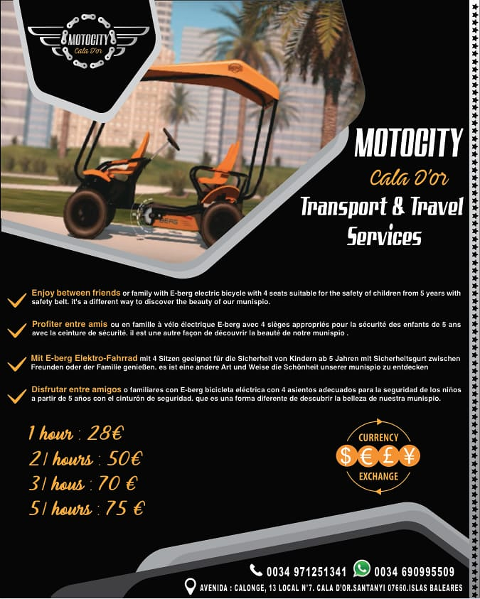 MOTOCITY CALA D&acute;OR 22